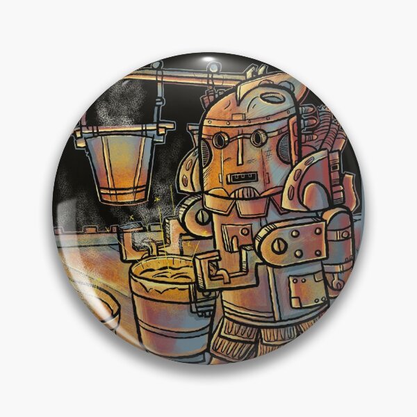 Item preview,  robot melting metal  designed and sold by Gammaraybots.