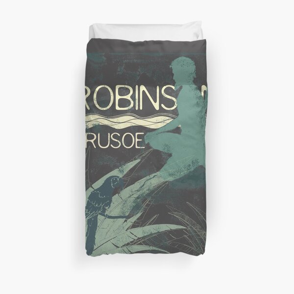 Books Collection: Robinson Crusoe Duvet Cover