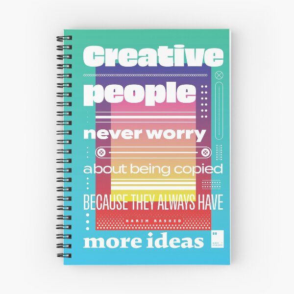 Item preview, Creative people never worry about being copied because they always have more ideas designed and sold by quotesonposters.