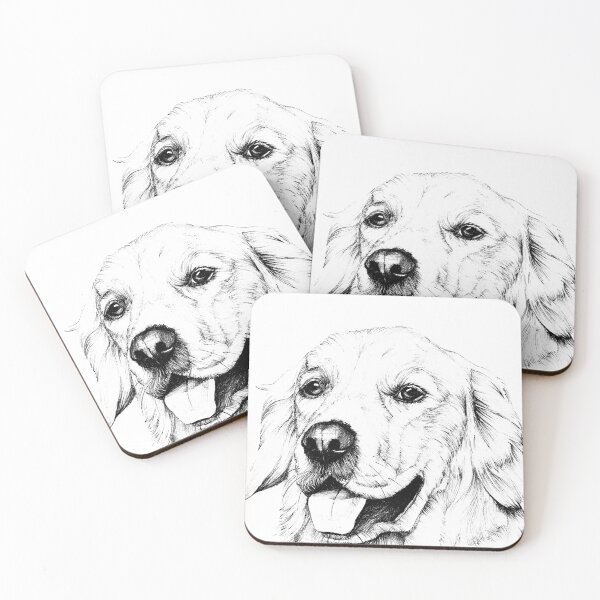 Item preview, Golden Retriever Dog Portrait designed and sold by panimagine.