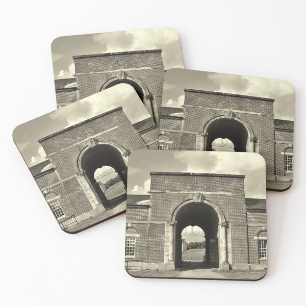 Item preview, The Entrance To The Fort At Fort Washington Black And White 2 designed and sold by LisaWootenPhoto.