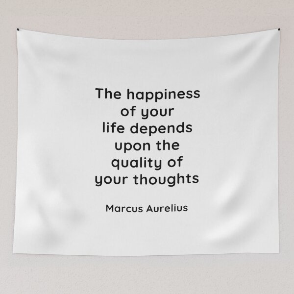 Item preview, Stoic Inspiration Quotes - Marcus Aurelius Meditations - The happiness of your life    designed and sold by Inspirationmotivation.