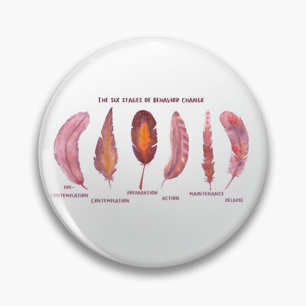 Item preview, The Behavior Change Stages - Easy as Feathers! designed and sold by Andreea Dumez.