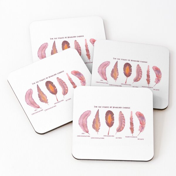 Item preview, The Behavior Change Stages - Easy as Feathers! designed and sold by Andreea Dumez.