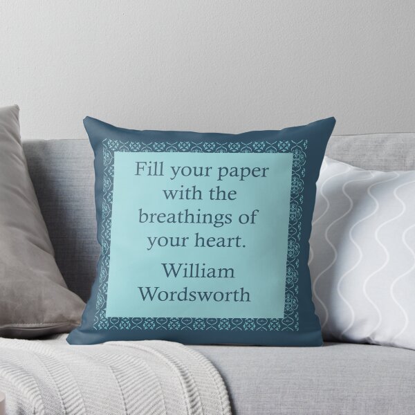 Item preview, William Wordsworth Quote - Antique Pattern designed and sold by WritersSpot.