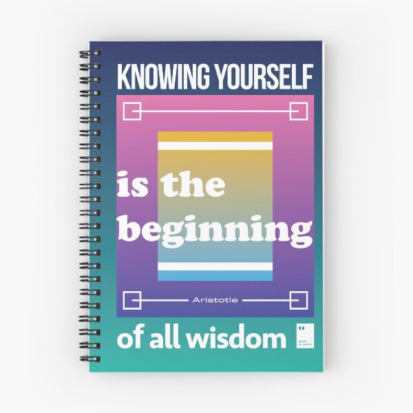 Item preview, Knowing yourself is the beginning of all wisdom designed and sold by quotesonposters.