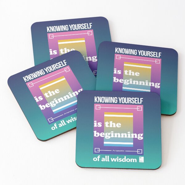 Item preview, Knowing yourself is the beginning of all wisdom designed and sold by quotesonposters.