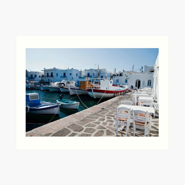 THE PORT OF NAOUSSA ....(1) Art Print