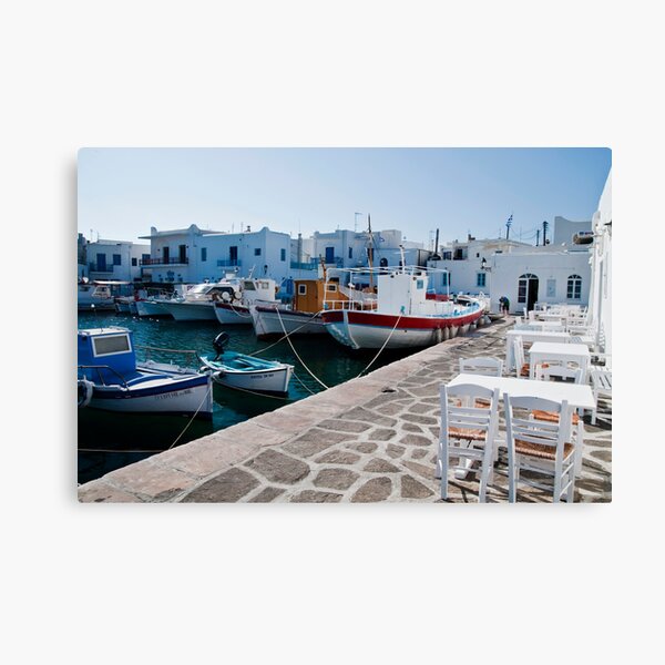 THE PORT OF NAOUSSA ....(1) Canvas Print