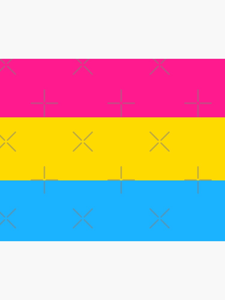 Pansexual Pan Pride Flag Sticker By Failephant Art Redbubble