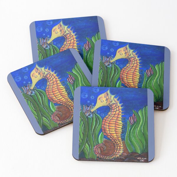 Item preview, Summer Seahorse designed and sold by CHEsWorldofArt.