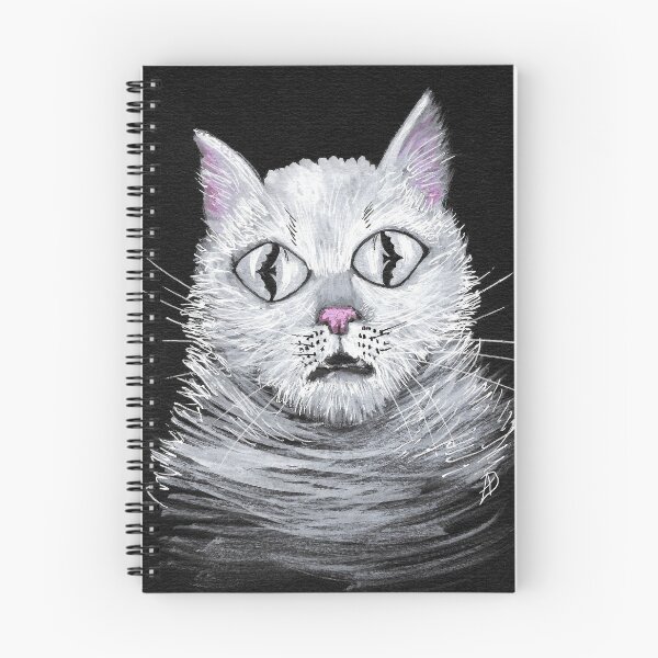 Item preview, Spooky Cat Looking at a Bat designed and sold by Andreea Dumez.