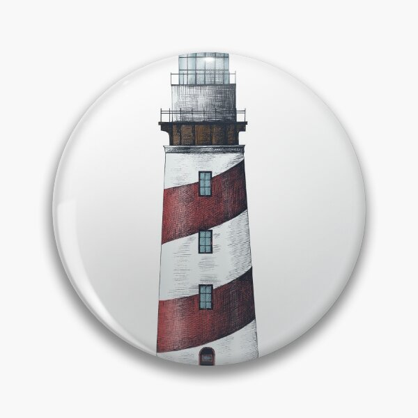 Item preview, Nautical Red Lighthouse designed and sold by newburyboutique.