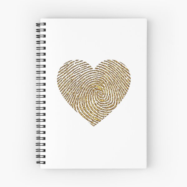 Item preview, Golden Heart Fingerprint designed and sold by LADYGOODMOOD.