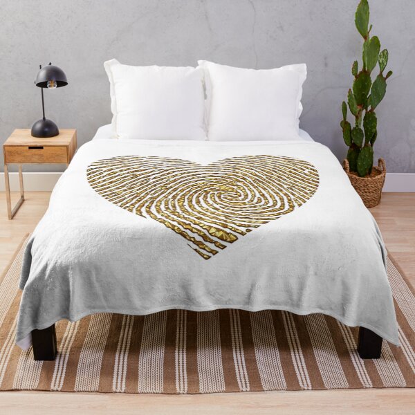 Item preview, Golden Heart Fingerprint designed and sold by LADYGOODMOOD.