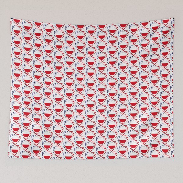 Item preview, Polish American Multinational Patriot Flag Series (Heart) designed and sold by Carbon-Fibre Media.