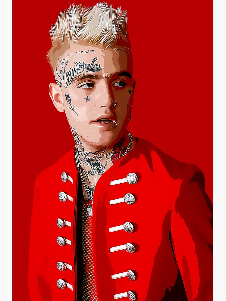 "Lil Peep Cartoon" Sticker by TonyWrightt | Redbubble