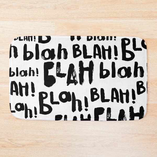 Item preview, Funny Blah Blah Blah Pattern designed and sold by AnastasiaDesign.