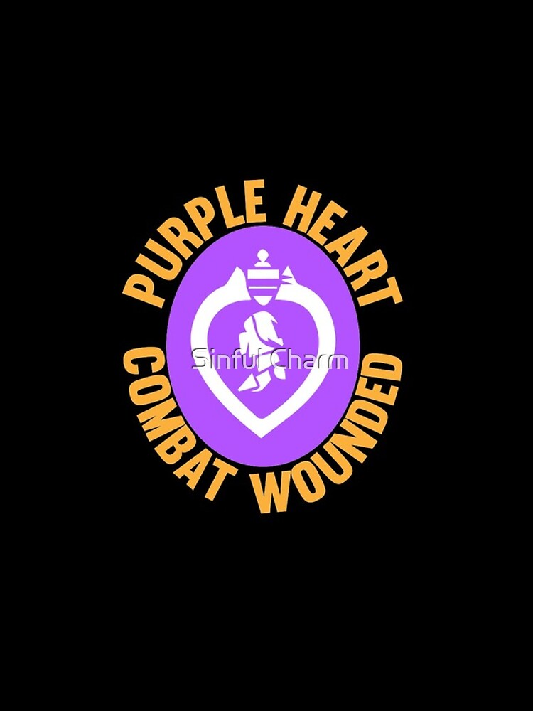 "Purple Heart Combat Wounded Veteran Military War" IPhone Case & Cover ...