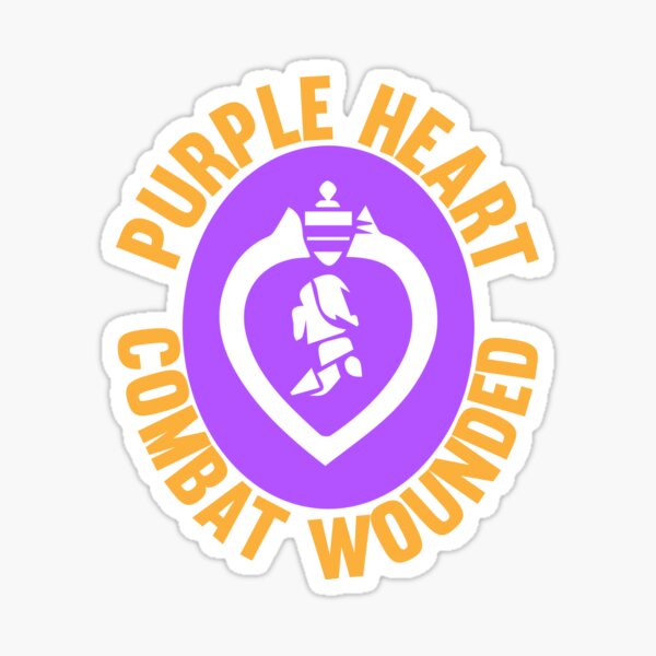 Item preview, Purple Heart Combat Wounded Veteran Military War designed and sold by Sinful Charm.