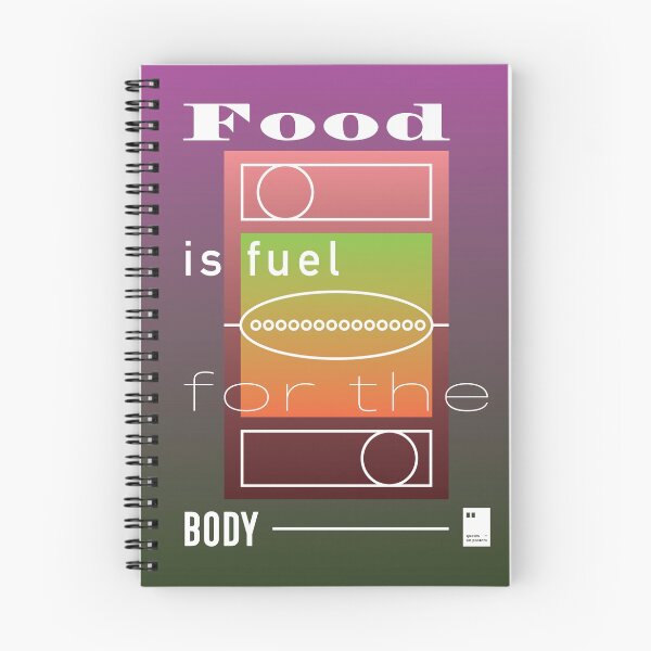 Item preview, Food is fuel for the body designed and sold by quotesonposters.