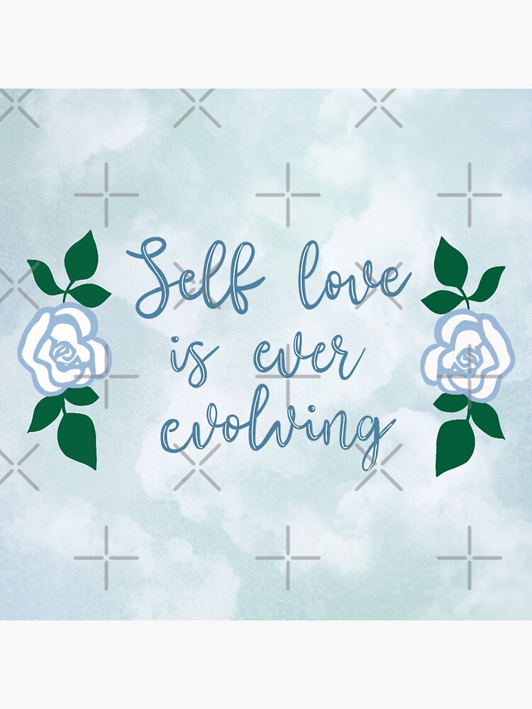 "Self Love Sticker" Sticker For Sale By EvyStickersx | Redbubble