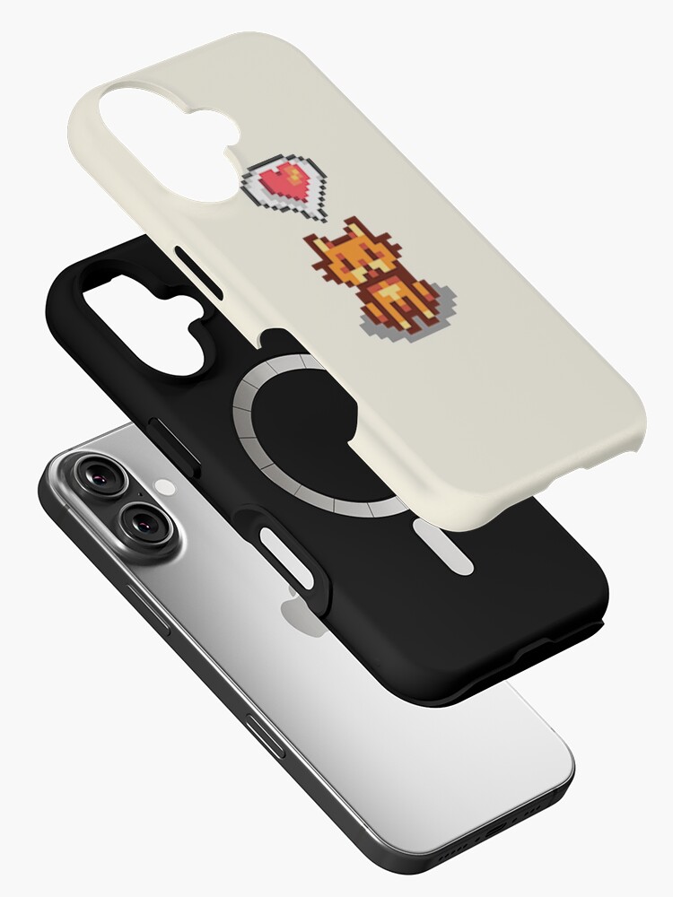 Aperçu 2 sur 4. Coque iPhone avec l'œuvre Chat heureux de Stardew Valley créée et vendue par r9440.