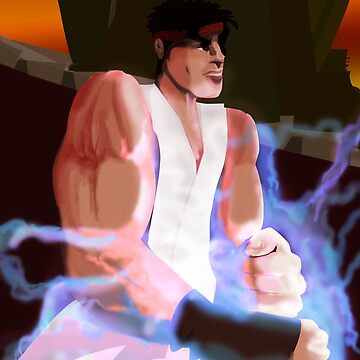 street fighter ryu fan art by me  Art Board Print for Sale by