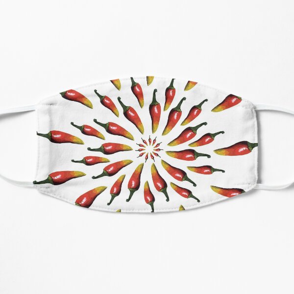 Chili Peppers Mandala Mask