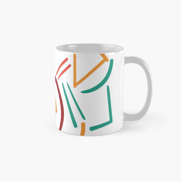 Item preview, Geometric pattern mid century paint designed and sold by Carolina Salazar.