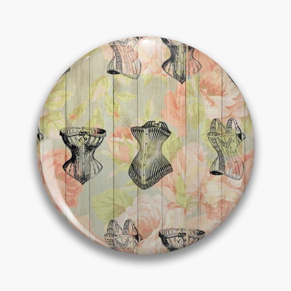 Item preview, Vintage Victorian Corsets on Watercolor Old Roses designed and sold by RosalieReeves.