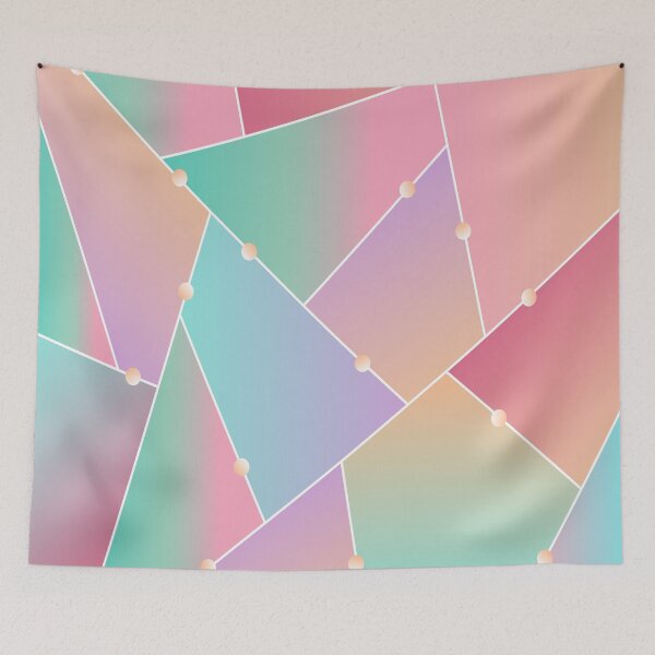 Item preview, Funky, peculiar, multicolor, patrón de vidrieras designed and sold by yougalore.