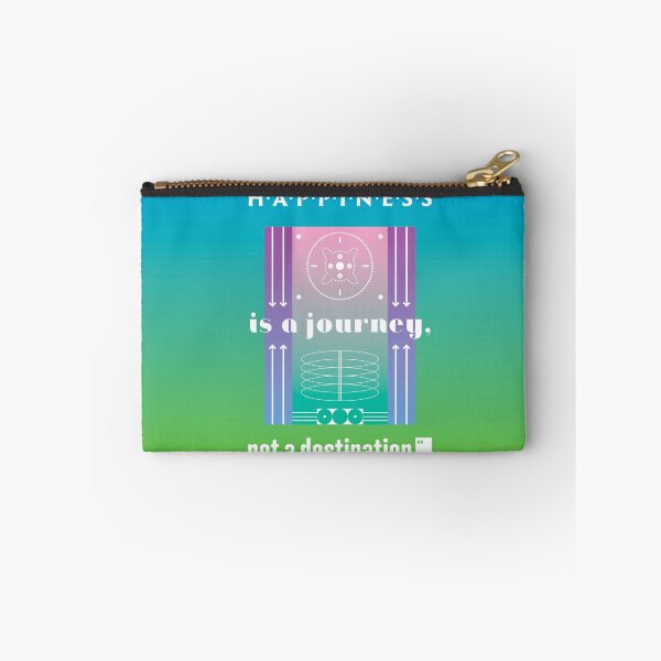 Item preview, Happiness is a journey, not a destination designed and sold by quotesonposters.