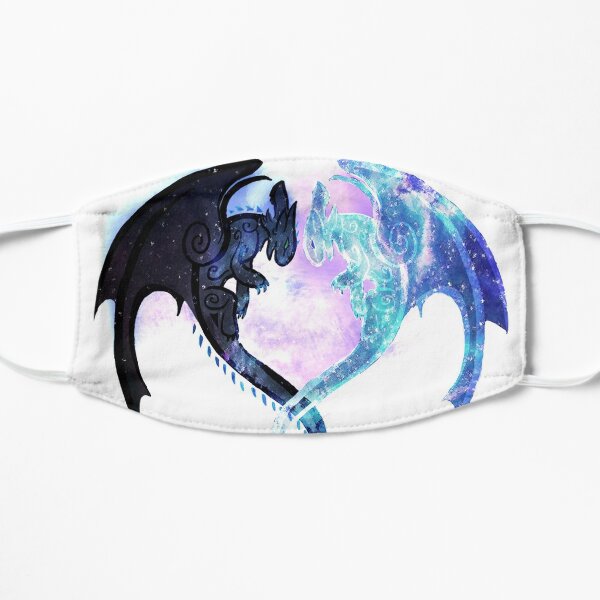 Dragon Heart Toothless and Light Fury Flat Mask