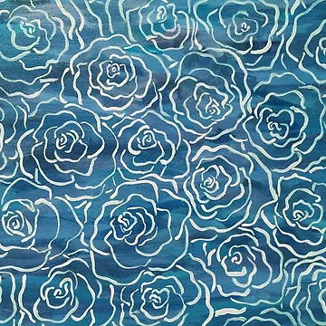 Artwork thumbnail, Abstract Roses- Blue by jacsilepi