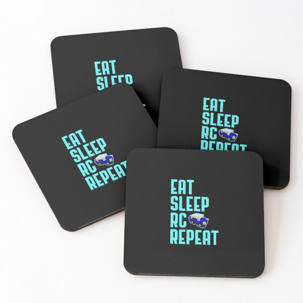 Item preview, Eat Sleep RC Cars Repeat Funny Racing Quote designed and sold by at85productions.