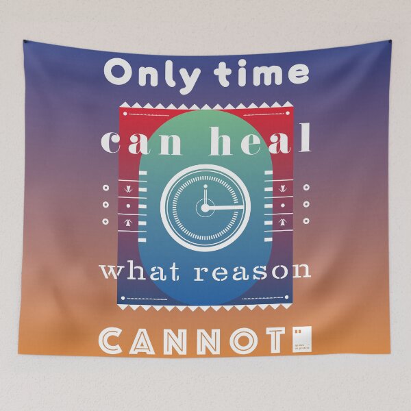 Item preview, Only time can heal what reason cannot designed and sold by quotesonposters.