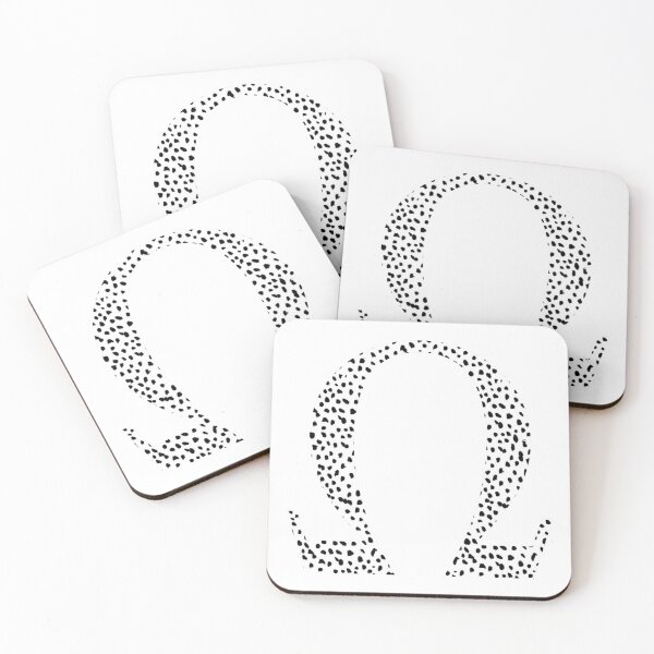 Item preview, Omega Dalmatian Letter designed and sold by Nicole Saulnier.