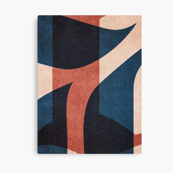 ABSTRACT ALPHABET / Gothic B Canvas Print