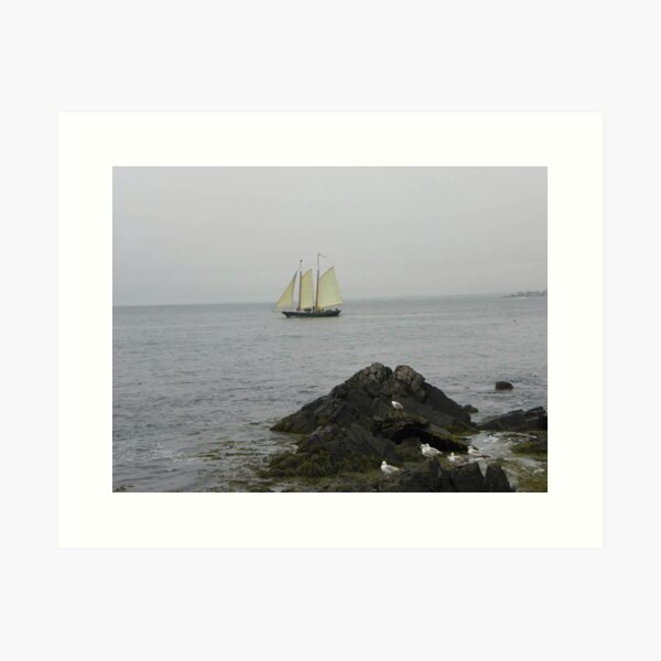 Item preview, Sailing on a Foggy Day designed and sold by MaryinMaine.
