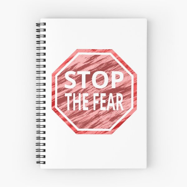 Item preview, Stop the fear sign (with cracks on a light bg) designed and sold by tuzlay.