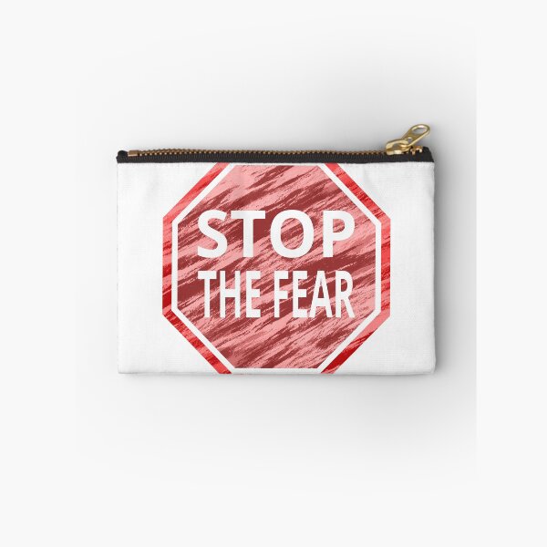 Item preview, Stop the fear sign (with cracks on a light bg) designed and sold by tuzlay.