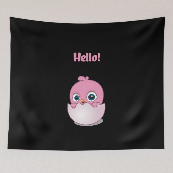 Item preview, Cute Chick Saying Hello! designed and sold by Altohombre.