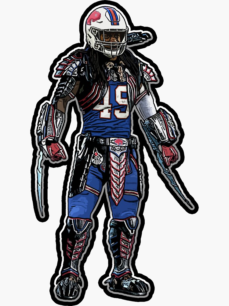 Buffalo Bills Edmunds - Predator Design Sticker for Sale by bamatt30