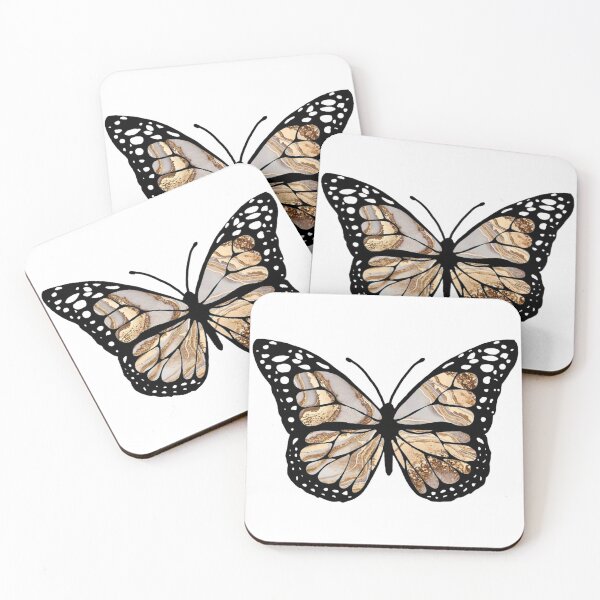 Item preview, gold marble butterfly  designed and sold by sydwallach.