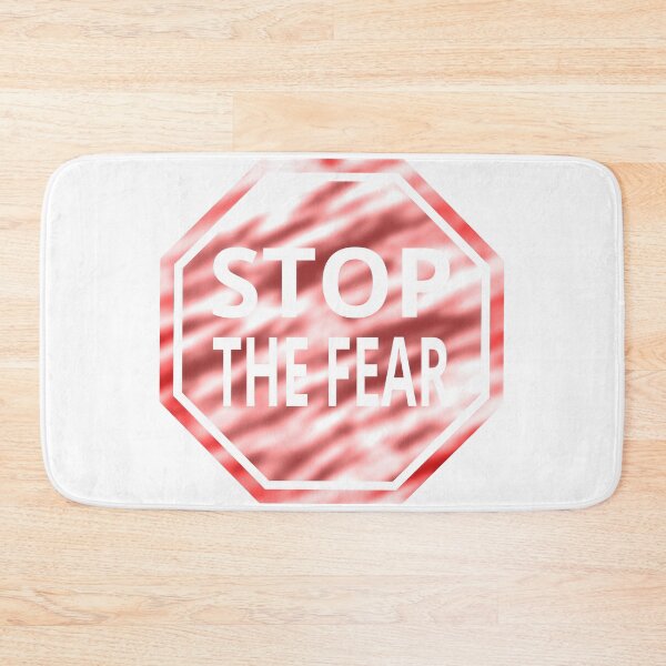 Item preview, Stop the fear sign (with spots on a light bg) designed and sold by tuzlay.