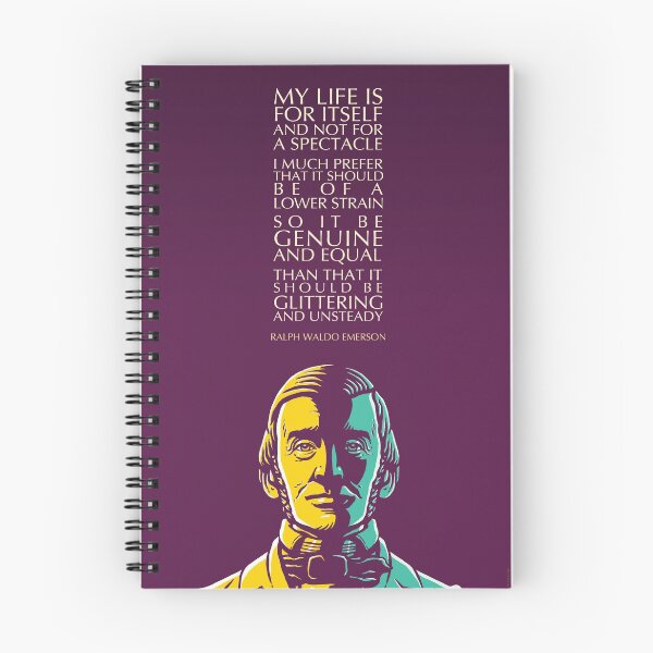 Item preview, Ralph Waldo Emerson Inspirational Quote: My Life Is For Itself designed and sold by Elvin Dantes.