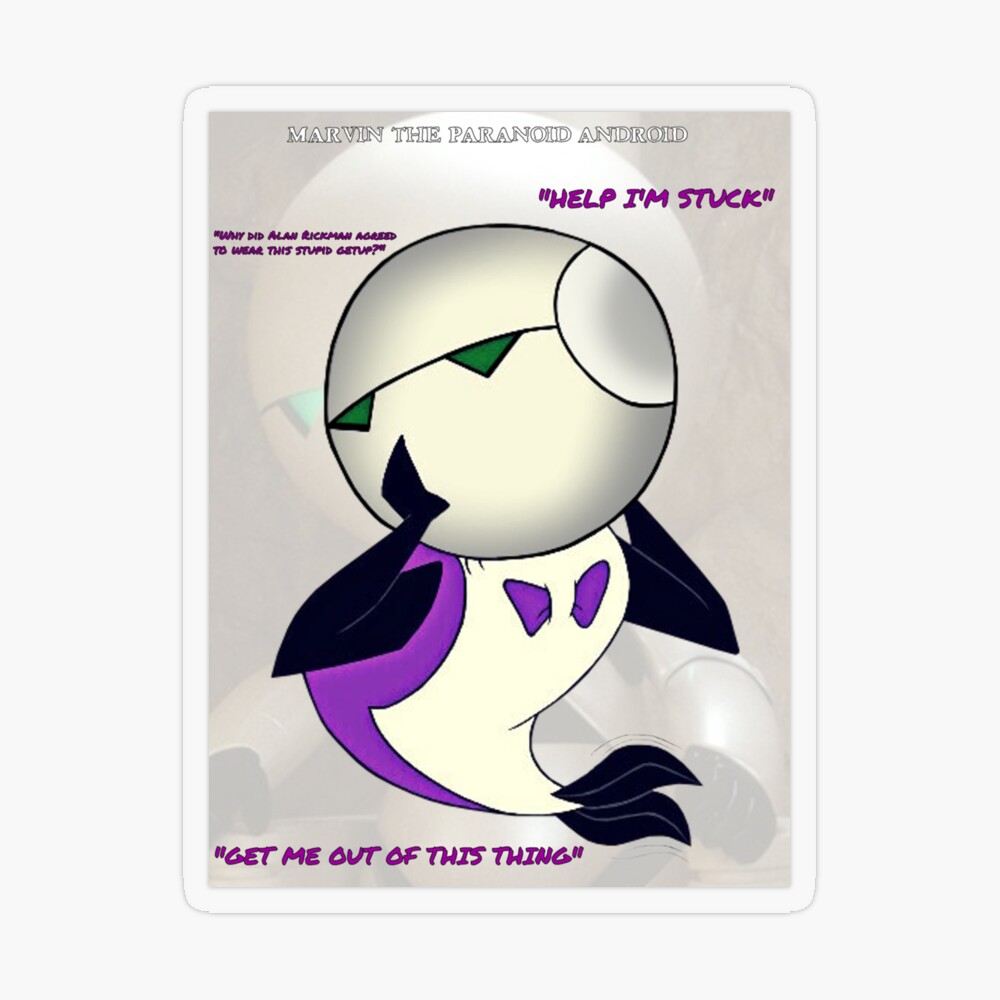 Marvin The Paranoid Android Posters and Art Prints for Sale