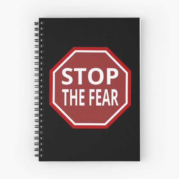Item preview, Stop the fear sign (on a dark bg) designed and sold by tuzlay.