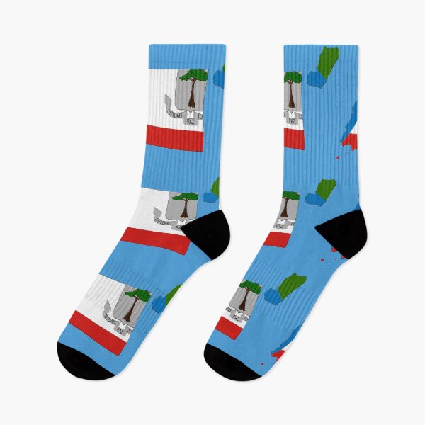Item preview, Equatorial Guinea Map With Equatorial Guinean Flag designed and sold by Havocgirl.
